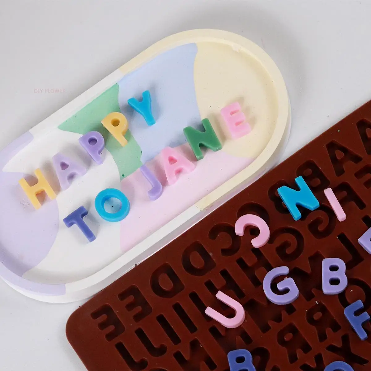 Silicone Baking 3D Alphabet of Chocolate Mold Letters Cake Decoration Tools for Kitchen DIY Cookie Candy Soap Jelly
