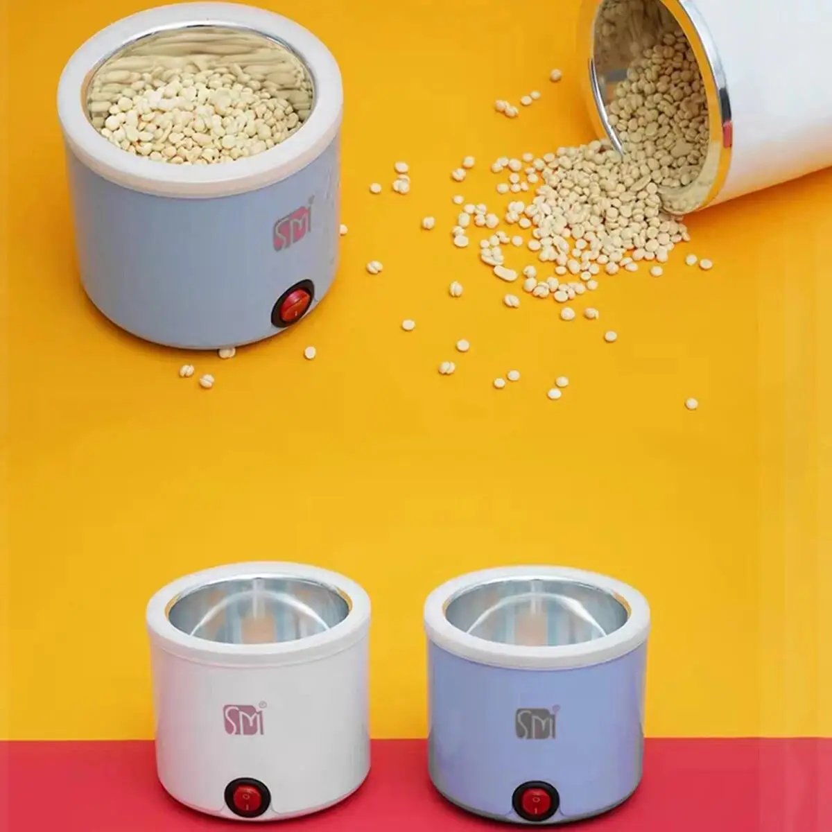 1PC-Mini small wax machine heater underarm hair removal honey wax hair removal cream small and versatile melting machine wax heater hair removal wax hair removal tool beauty wax