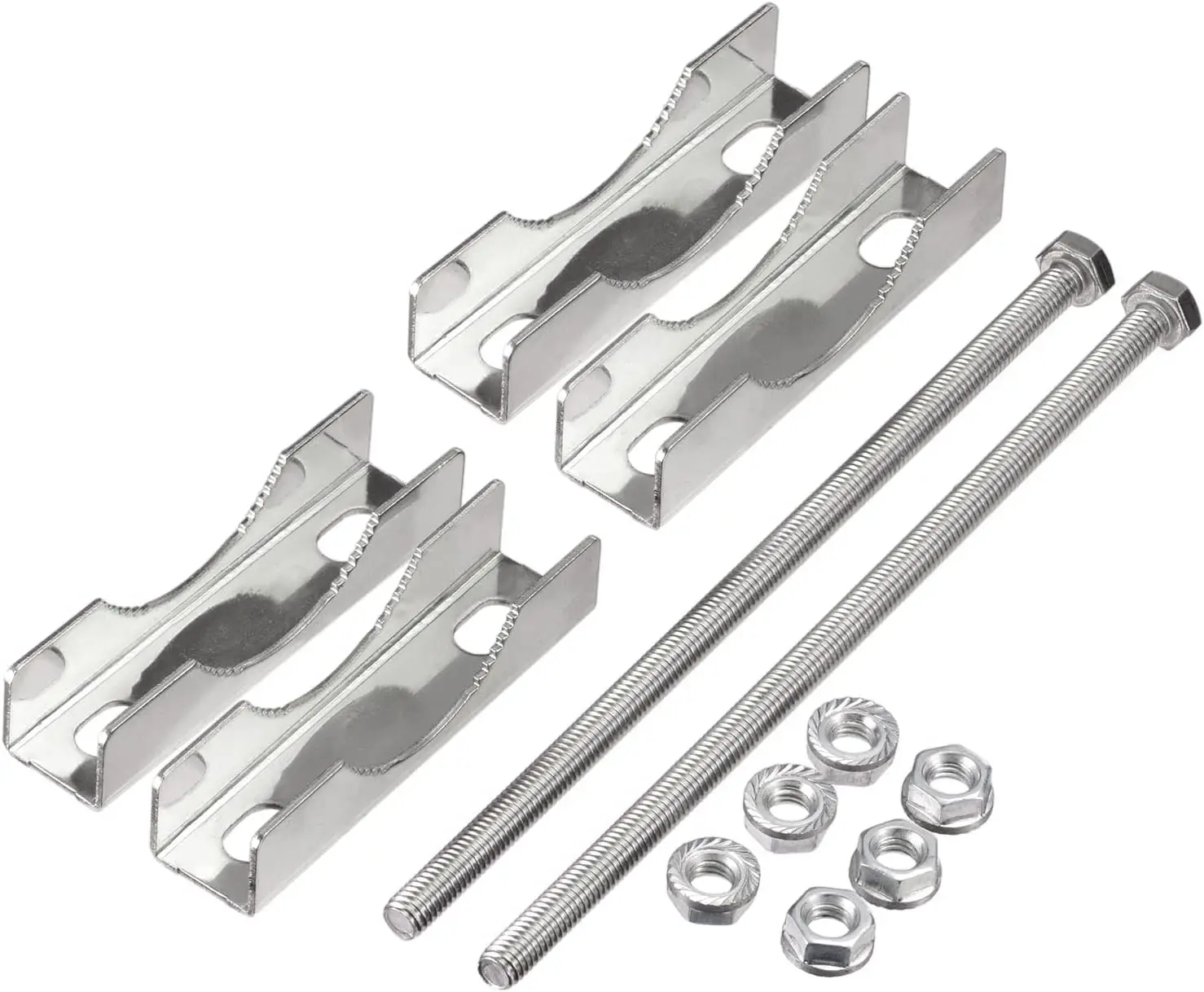 Double Antenna Mast Clamp Kit for TV CB Ham Flag Post, external antenna,shortwave antenna,antenna adapter