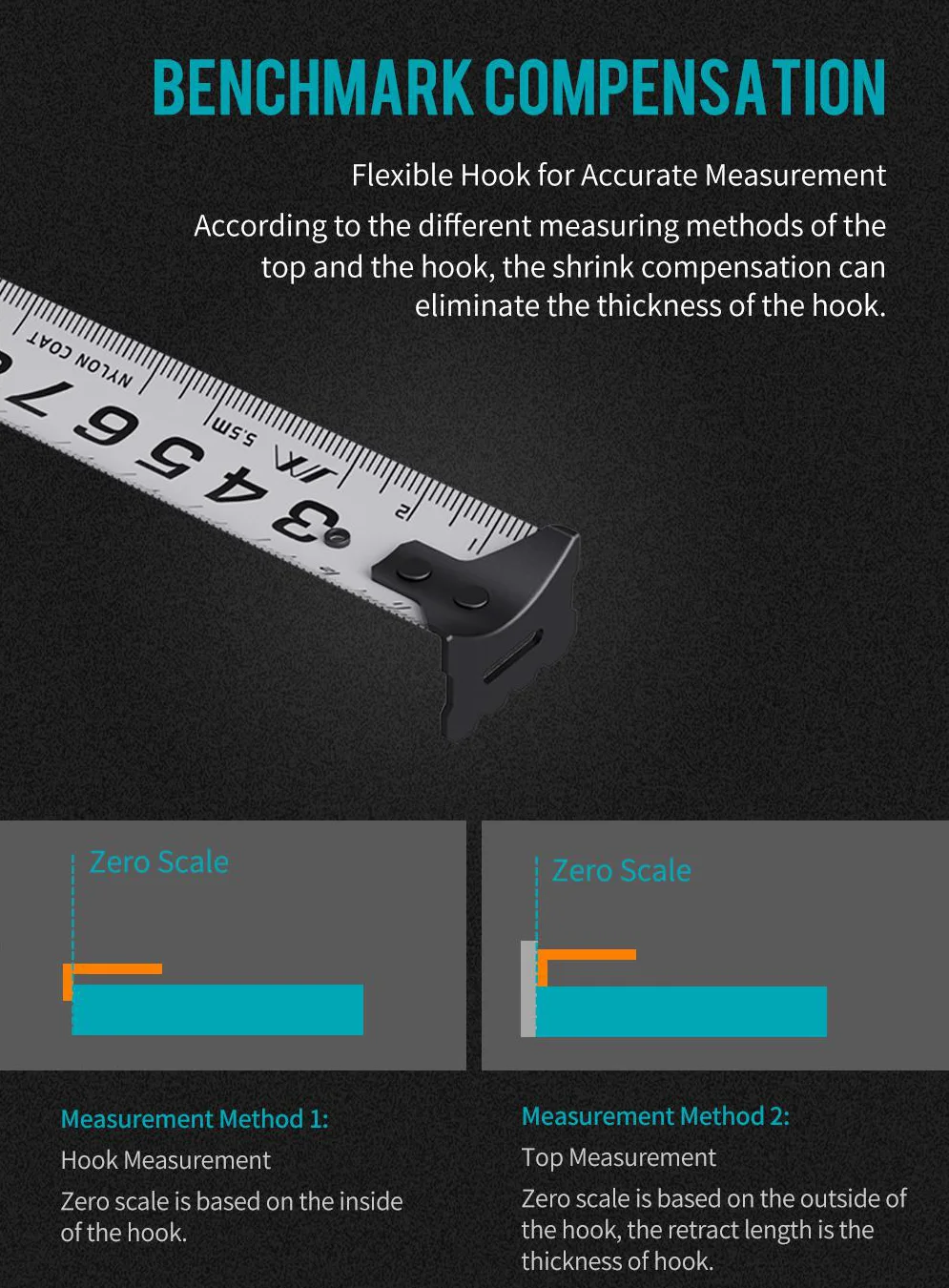 Jimihome Portable Tape Measure Auto Locking Coated Tape Ruler 5.5M 3.5M Steel Ruler Retractable Woodworking Measuring Tools