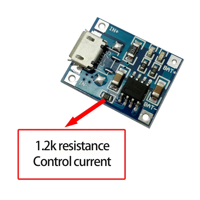 1/5/10pcs Type-c Micro USB 5V 1A 18650 TP4056 Lithium Battery Charger Module Charging Board With Protection Dual Function 1A DIY 2