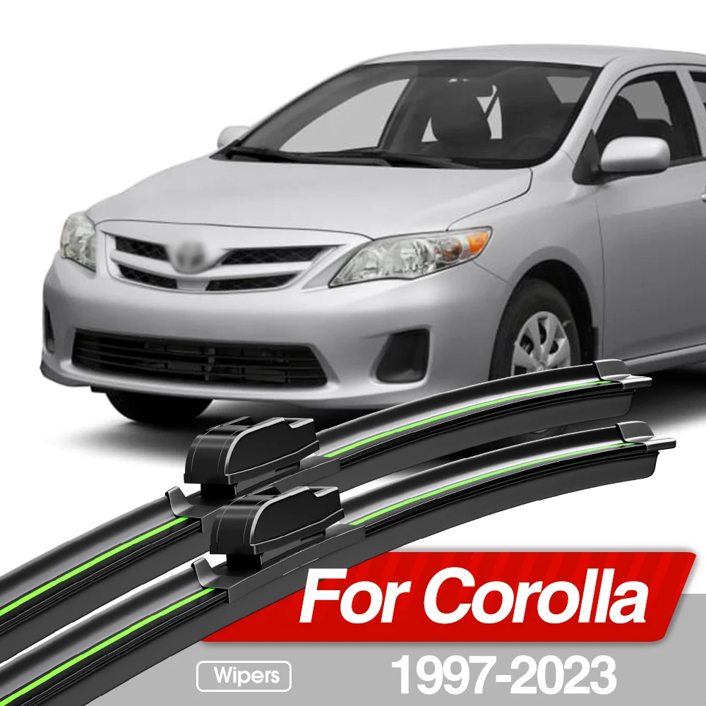 For Toyota Corolla 1997-2012 Front Windshield Wiper Blades 2pcs Windscreen Window Accessories