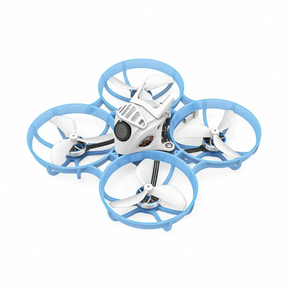 Drone FPV Meteor75 Pro ELRS 2.4G posé sur une surface, prêt pour le vol, avec sa caméra C03 visible.