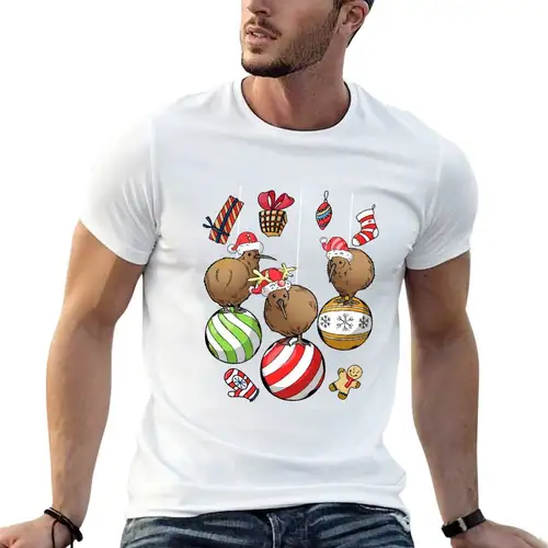 New Zealand Kiwi Bird Holiday Christmas Tree Bauble Balls Decoration Winter Ugly Christmas Xmas Sweater T-Shirt - Image 7