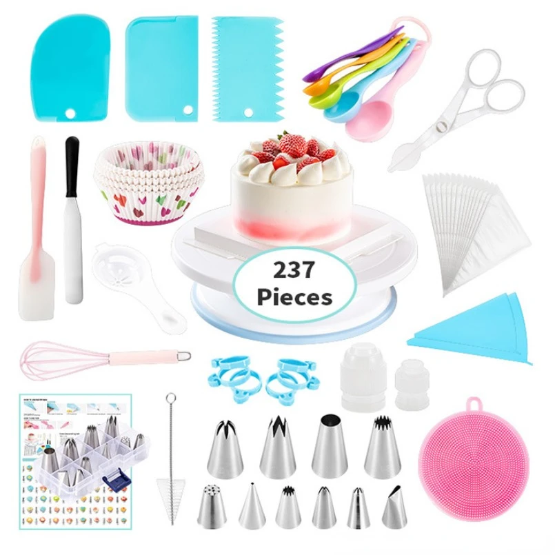 27CM Anti-slip turntable Cake Turntable Rotating Anti-skid Round Cake Stand Decorating Tool Rotary Table