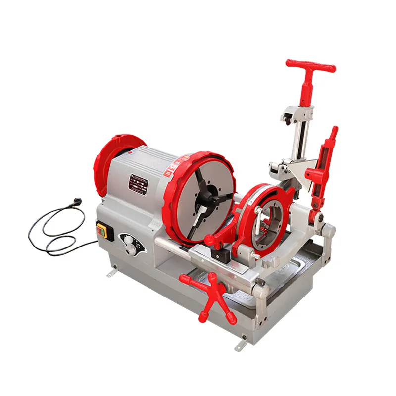 Electric Pipe Threading Machine Multifunctional Zinc Steel Pipe Fire Water Gas Threading Machine Electric Ma