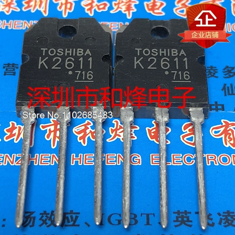 

(5PCS/LOT) K2611 2SK2611 TO-3P 900V 9A