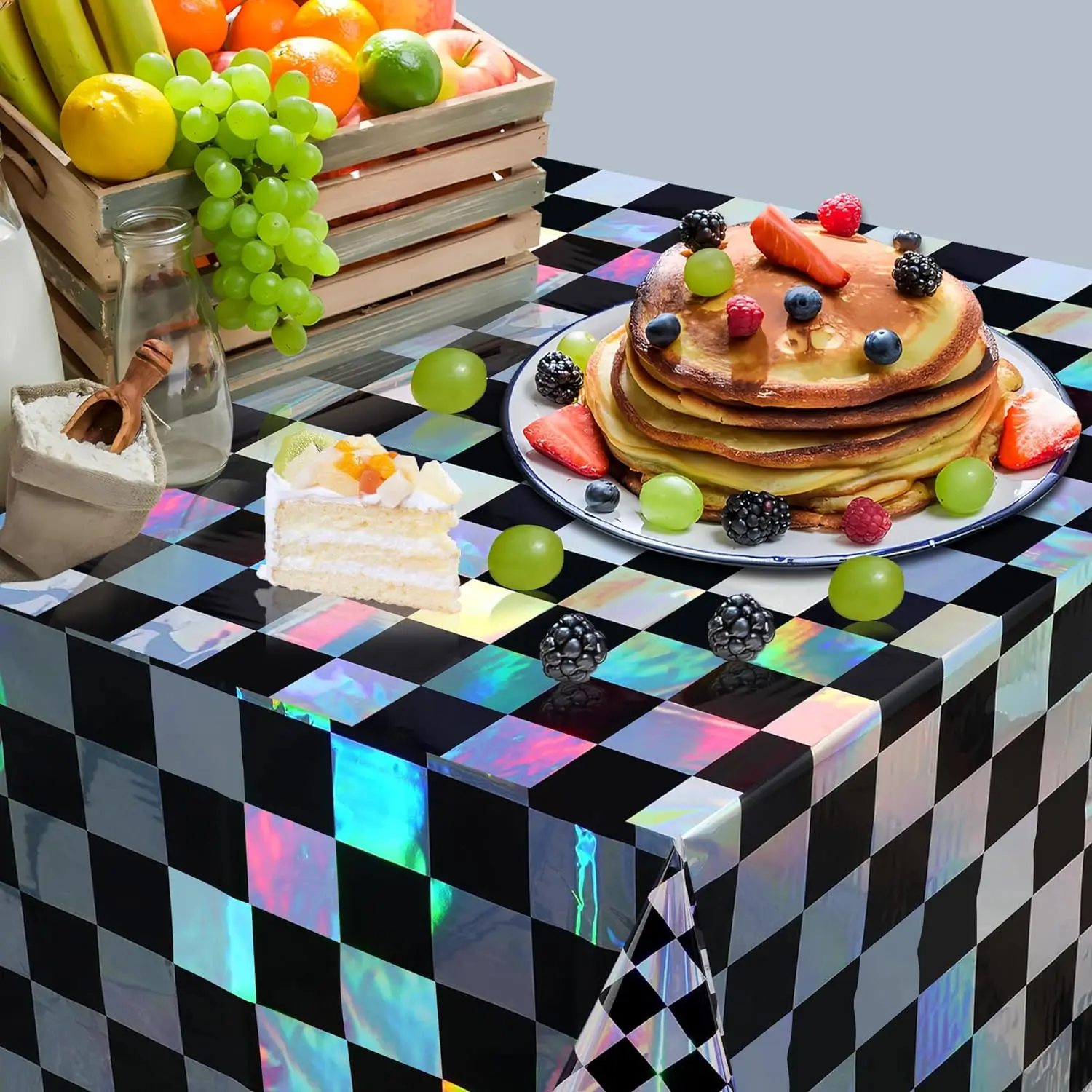 NACHLYNN Lot De 3 Nappes De Table Jetables 137 X 274 Cm Gingham