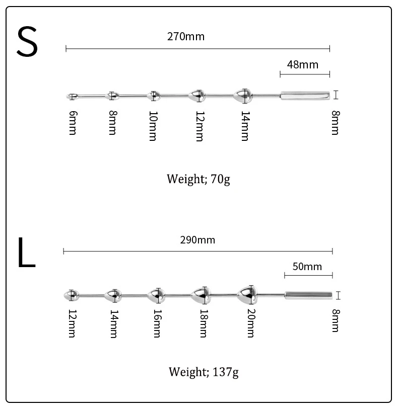 Stainless Steel Horse Eye Stick Scimitar Beads Urethral Toys Masterbator For Men Penis Plug Sounding Rod Mens Sex Toys Catheter