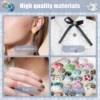 100 Sets Cover Buttons Kit With Tools Size Buttons To Cover Self Cover Buttons DIY Fabric Cloth Cover Buttons 6