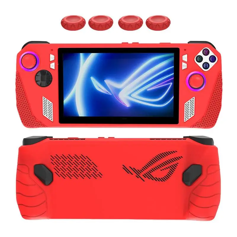 

Handheld Game Console Case Flexible Silicone Protective Case Anti-Collision Ergonomic Non-Slip Flexible Protective Case For