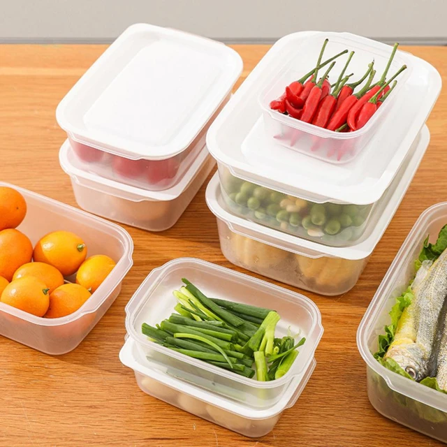 Simple Refrigerator Preservation Box Small Lunch Box Meal Prep Containers  Reusable Glass Small Plastic Storage Containers - AliExpress