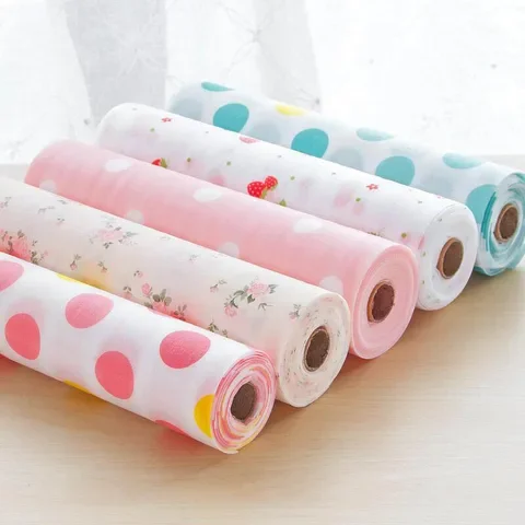 

1 Roll Kitchen Table Drawer Shelf Liner Contact Paper Waterproof Mat Pad PET Anti-oil mat able Desk Decoration Kitchen Gadgets