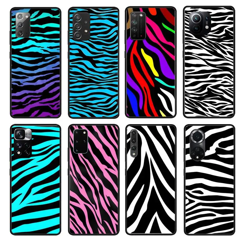 Zebra Patter Phone Case For Samsung Galaxy Note 5 8 9 10 20 Lite Plus Pro Ultra J4 J5 2016 Prime J 6 7 Funda |