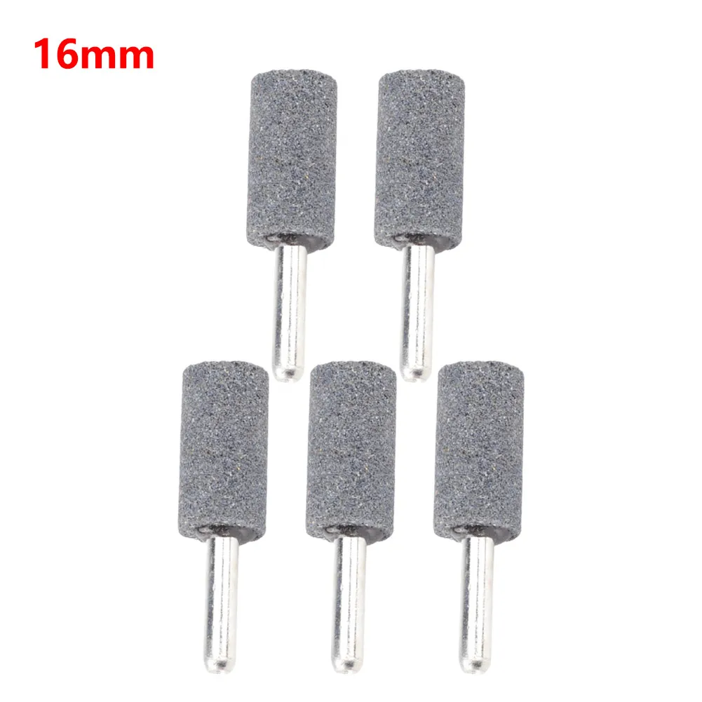 

Polishing Grinding Head Grinding Head Round Shank Sharpening Head Tool 16/20/25/30mm 5pcs Abrasive Mounted Stone