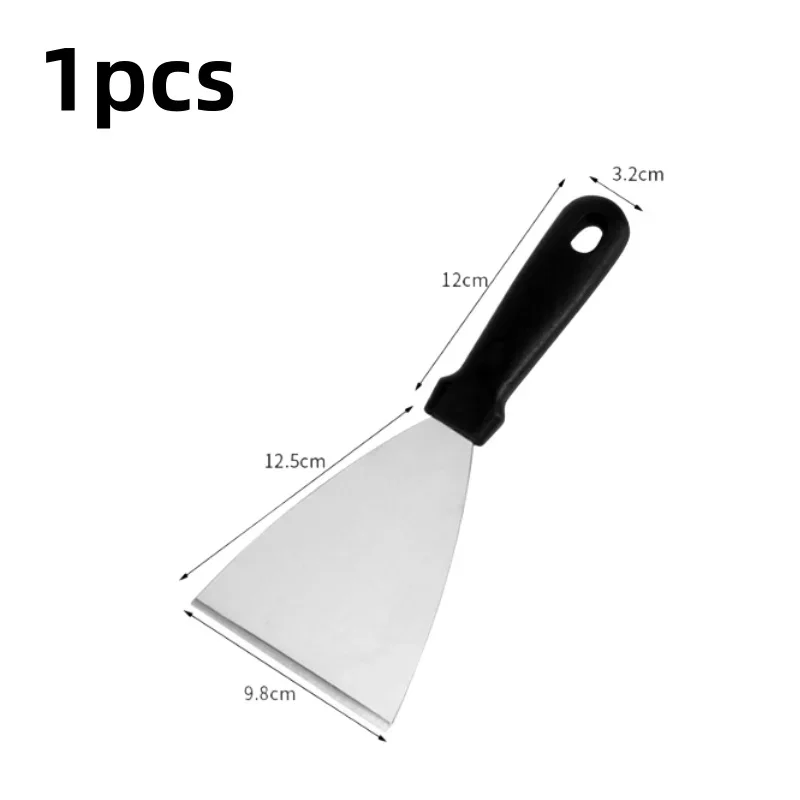 Stainless Steel Metal Griddle Spatula Hamburger Scraper Pancake Great for BBQ Grill