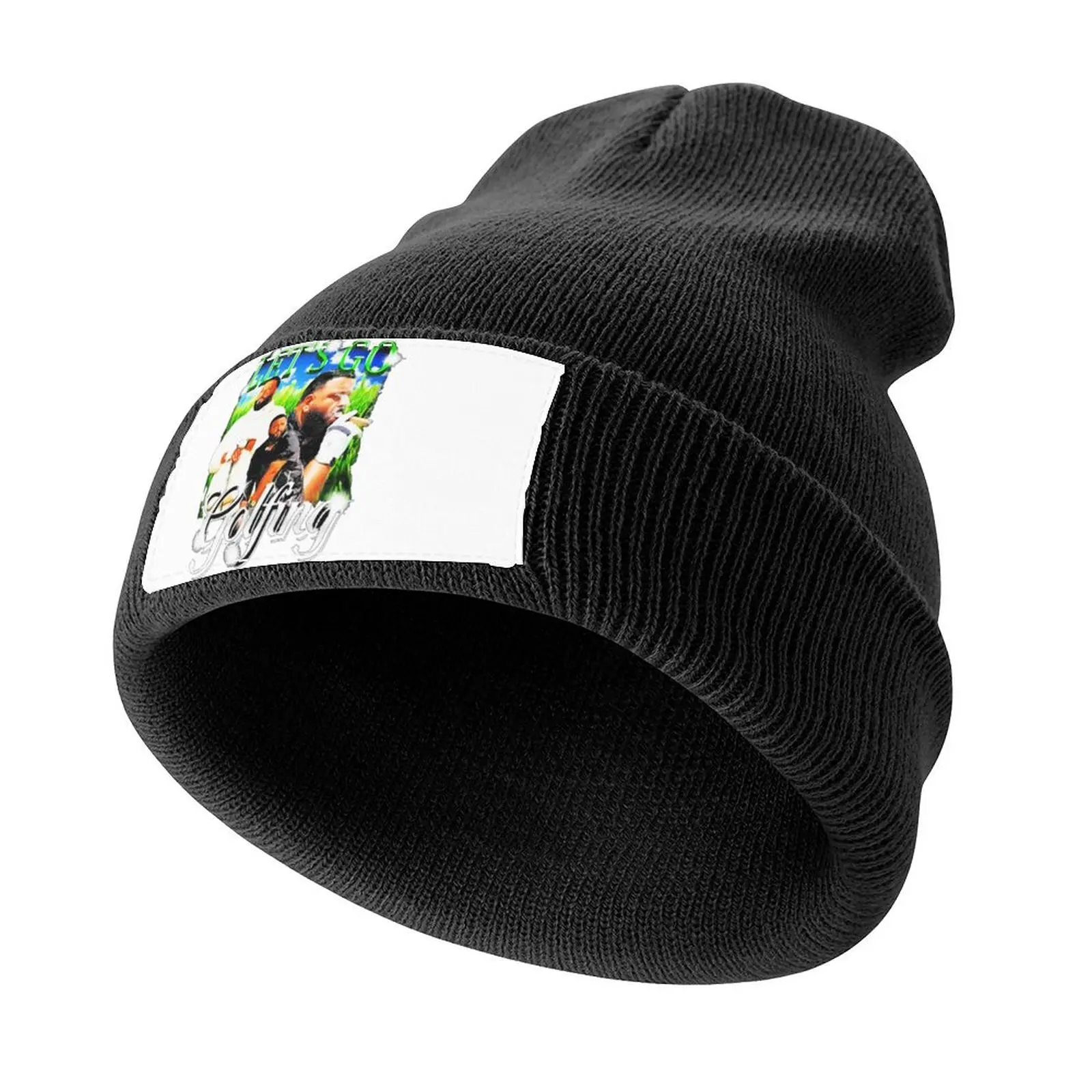 

Let’s Go Golfing Knitted Cap Golf Hat Man Rugby Christmas Hat For Girls Men's
