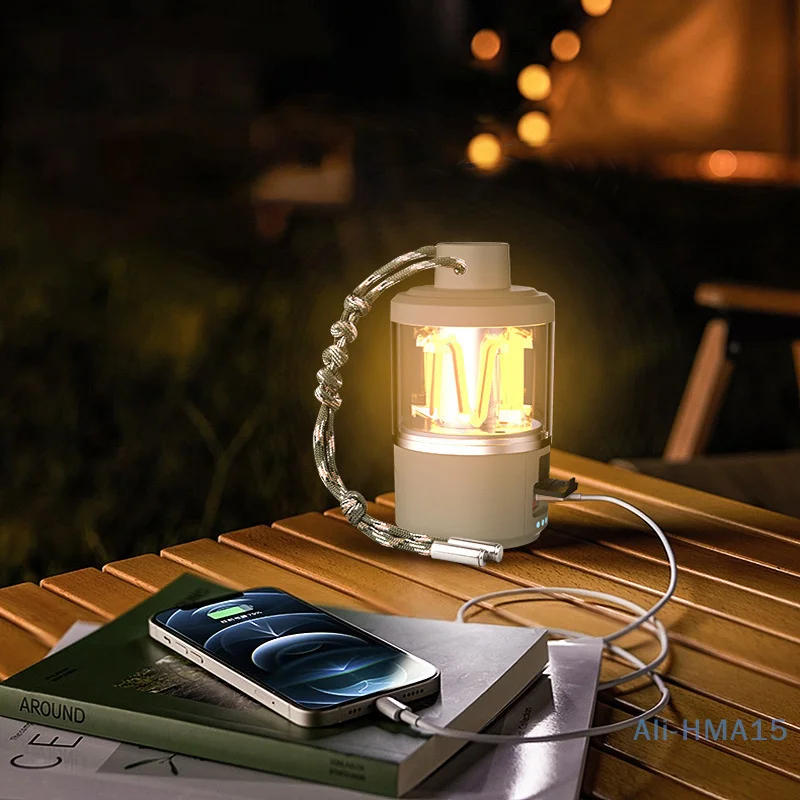

Многофункциональный портативный фонарик для кемпинга, с зарядкой от USB
