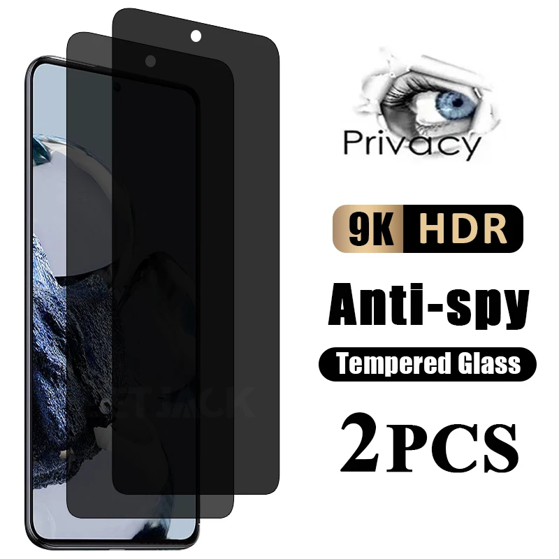 

Anti-Spy Tempered Glass For Xiaomi 13T 12T 11T Black Shark 4 5 Screen Protectors For Xiaomi 13 12 11 Lite Poco M3 M4 M5S M6 Pro