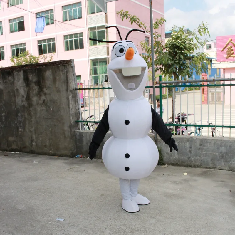 [Disney] Cosplay Frozen Snow Man Olaf Personaggio Costume Mascotte Pubblicità Costume Fancy Dress Party Animal Carnival Puntelli Regalo