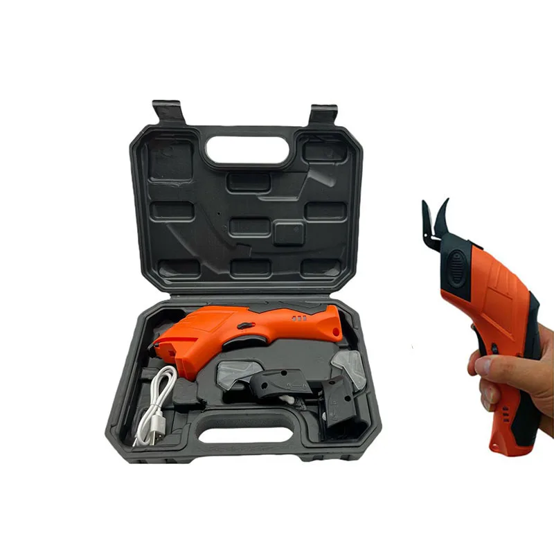 

Handheld Electric Scissors Cloth Cutter Portable Fabric Cutting Machine Paperboard Leather Lithium Electric Clipper Shears Cutte