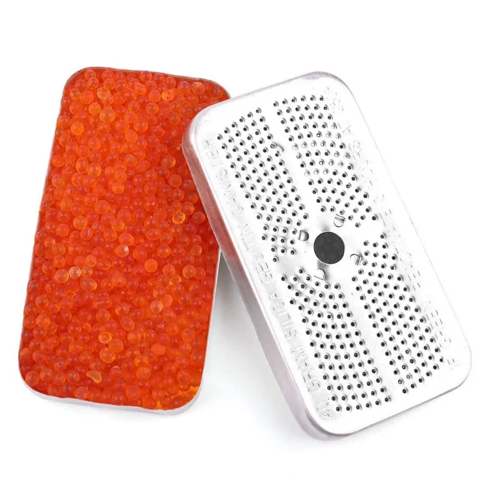 

Cabinet Closet Reusable Silica Gel Absorbent Desiccant Canister Dry-Packs Dehumidifier Absorber