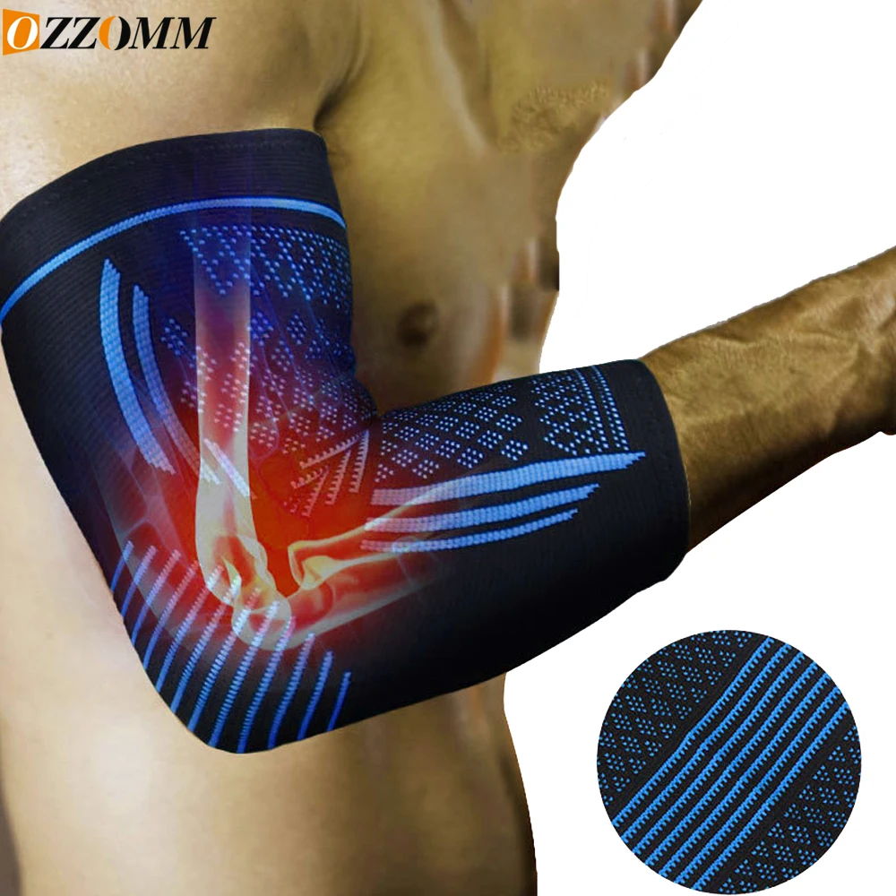 Elbow Brace 1PCS Adjustable Compression Sleeve For Tennis Elbow Golfer's Latex-Free Breathable