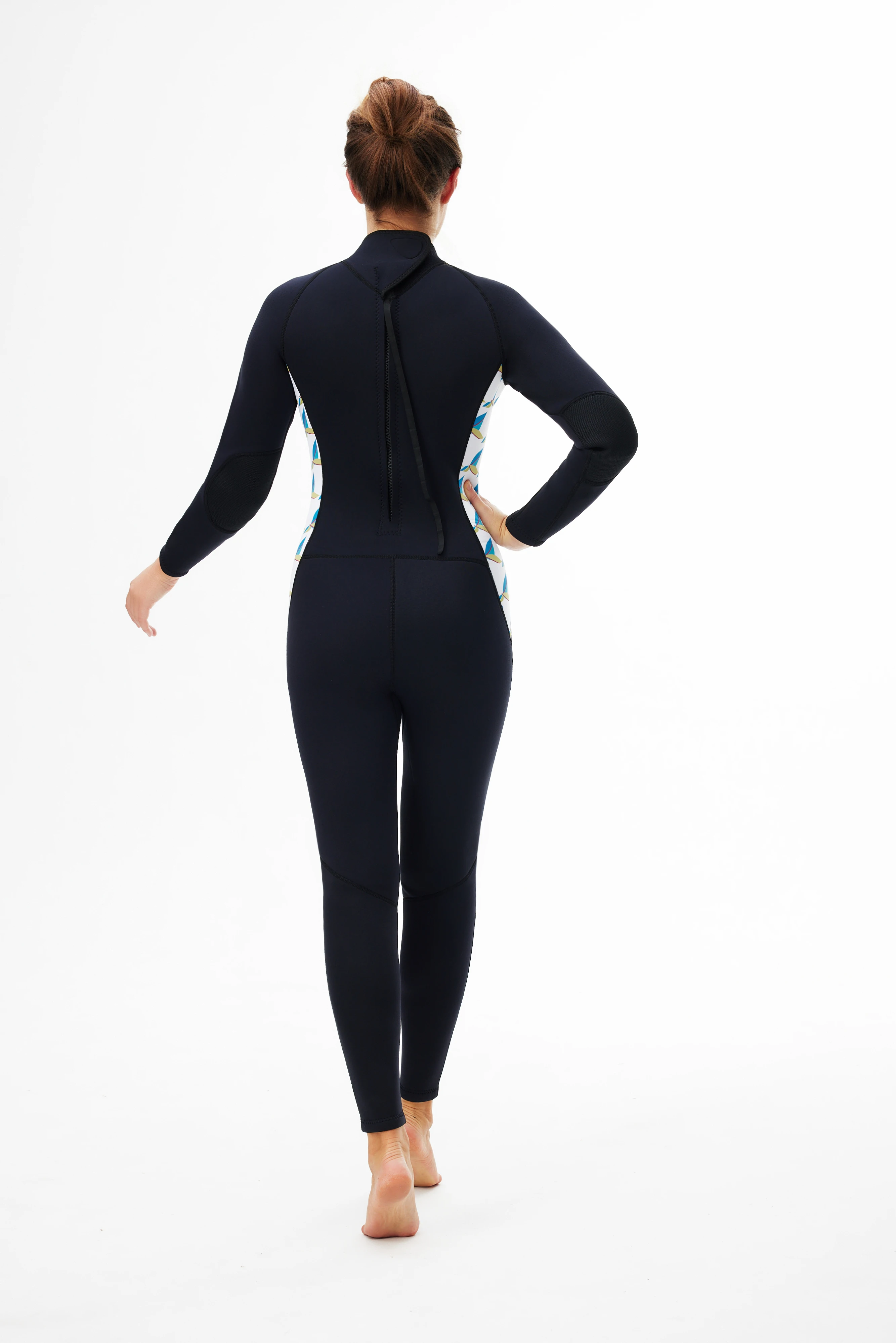 Women Diving Suit 3MM Neoprene Wetsuit Surf Suit Scuba Snorkeling Outfits Woman Full Swimsuit Female Swimwear With Sleeve 6