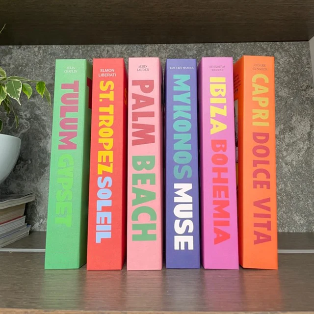 Faux livre deco nettoyage ouvrable pour la décoration, style de vacances nordique simple – Image 5