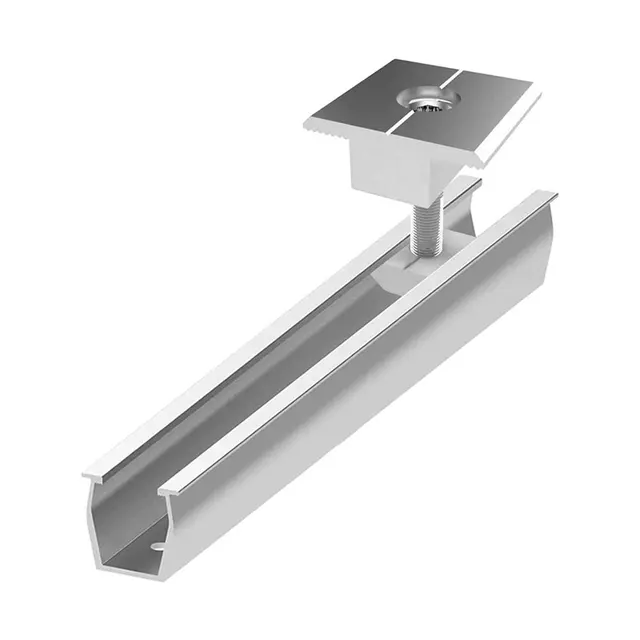 Morsetto Per Pannelli Solari | Regolabile, In Alluminio, Per Pannelli 30-50mm - Foto 6