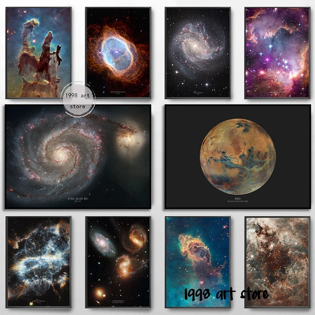 Wall Art Print, Deep Space Planet