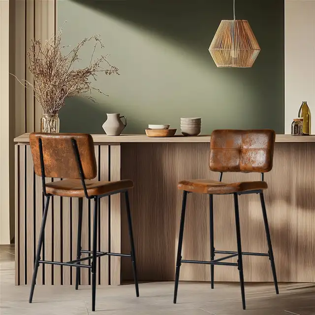 Vintage Counter Height Bar Stools 4