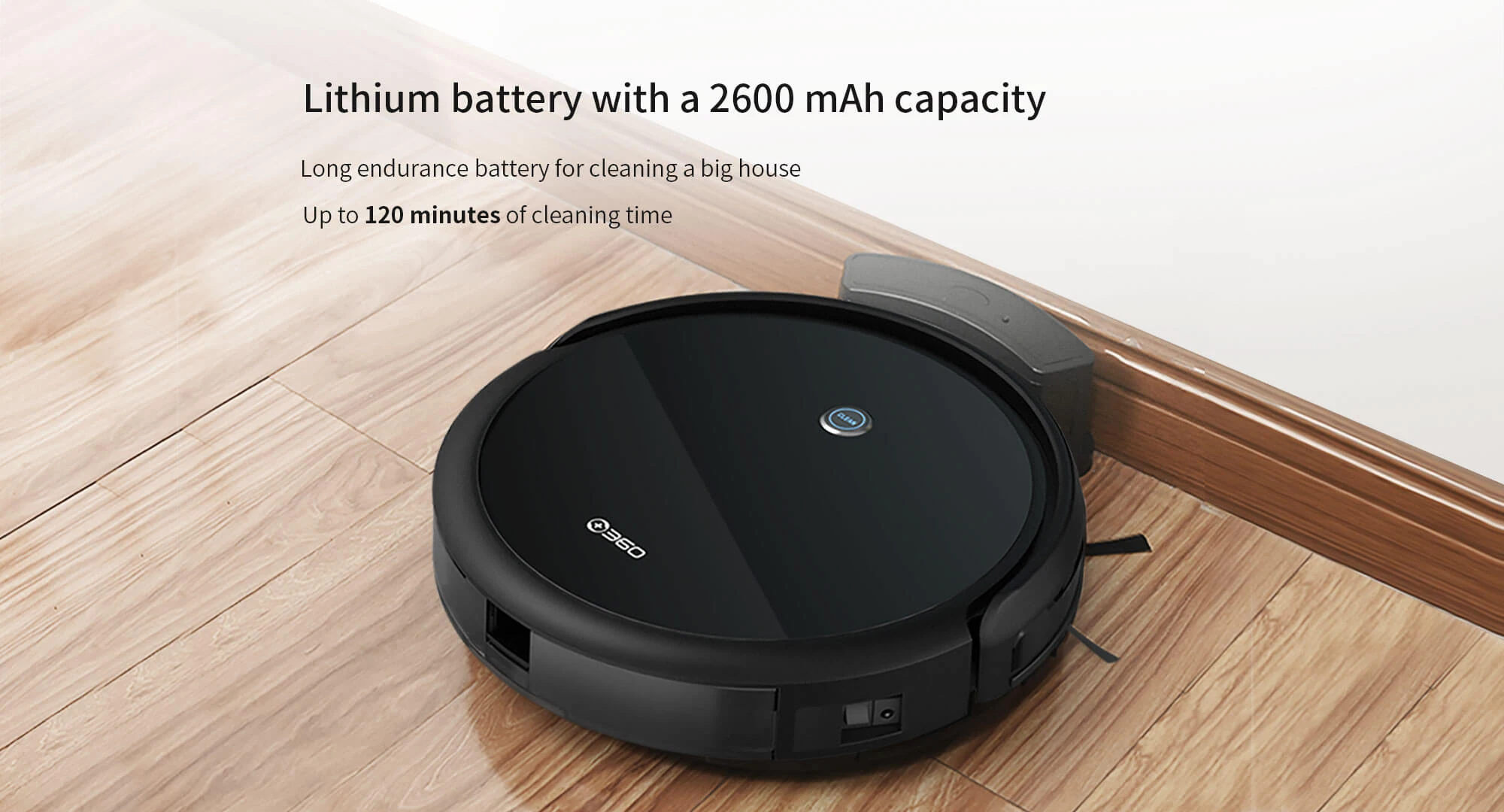 360 C50 Robot Vacuum Cleaner Home Housekeeping Appliances Wet Mop Water Tank Commercial AI Map Navigation APP Control