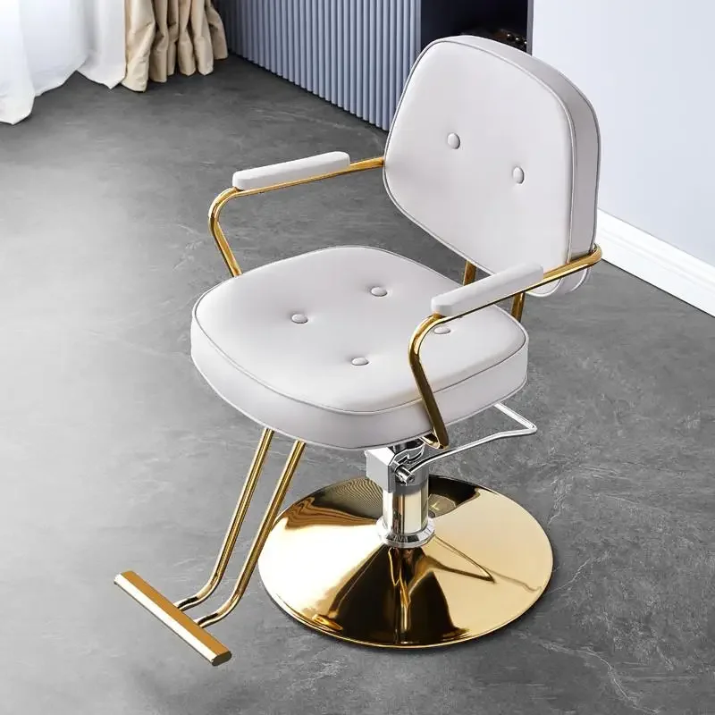 

Beauty Hair Barber Chairs Makeup Salon Bar Ergonomic Office Salon Barber Chairs Aesthetic Silla De Barbero Home Furniture