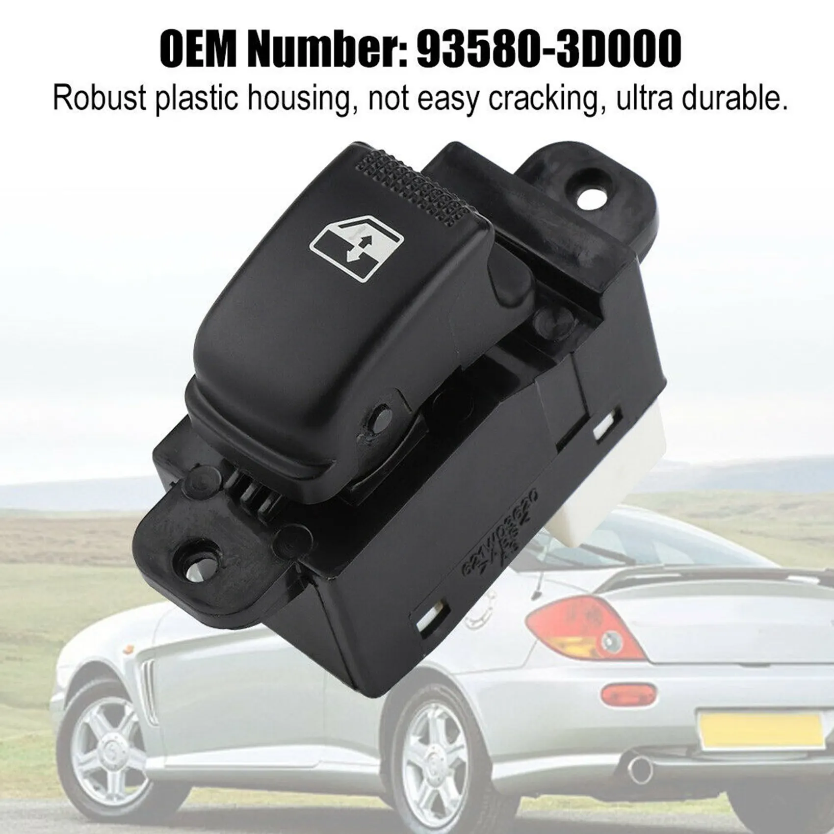Passenger Side Electric Power Window Switch for Hyundai Elantra Sonata Kia Rio 93580-3D000