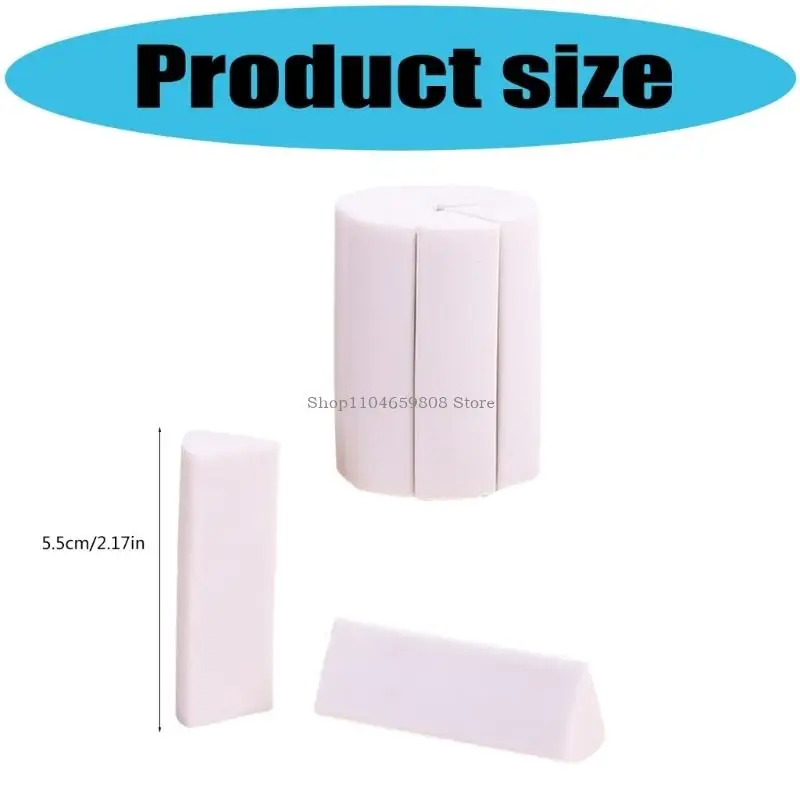 삼각형 모양의 지우개 7 팩 디자인 어린이 학교 용품 안전