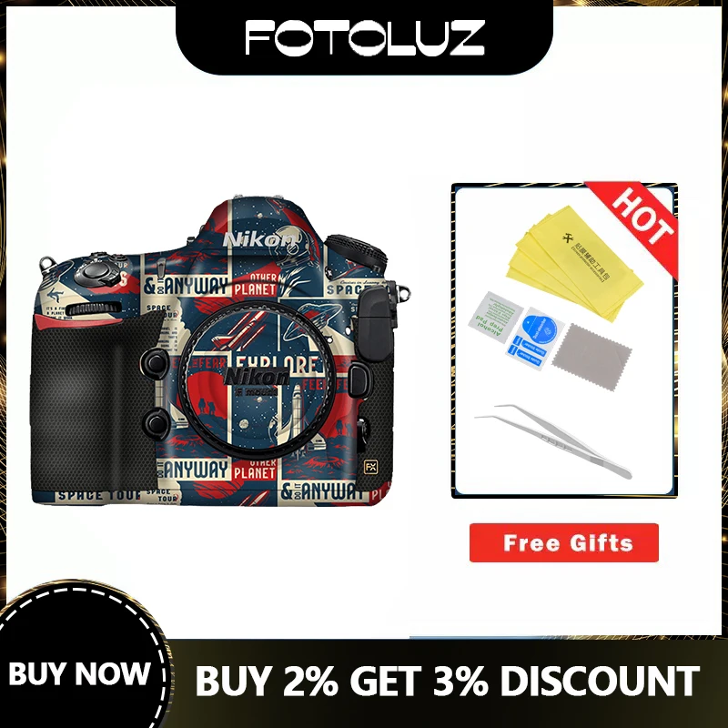 D850 Z5 Z50 Skin Nikon Camera Body Wrap Skin Fashion Protector Film Custodia Protettiva Antigraffio Design Classico