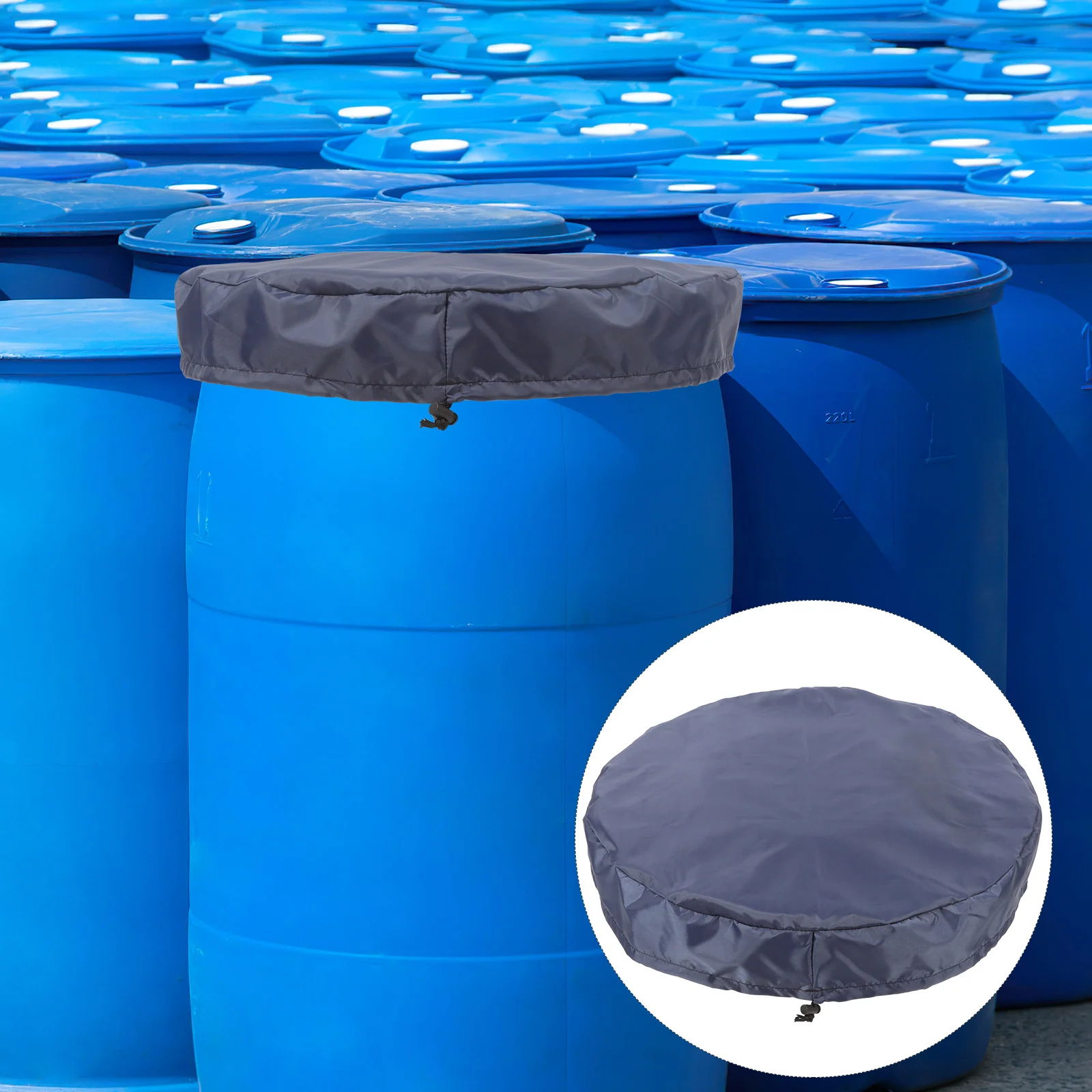 Outdoor Barrel Cover Water Bucket Protective Cover Outdoor Water Barrel Rain patio furniture cover water tank cover