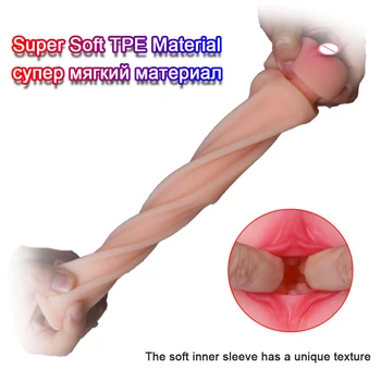 Realistic Vagina Sex Toys for Men Pocket Vaginal Male Masturbator Cup Erotic Adult Sex Shop Pussy Artificial Vagina Anal Silicon 2