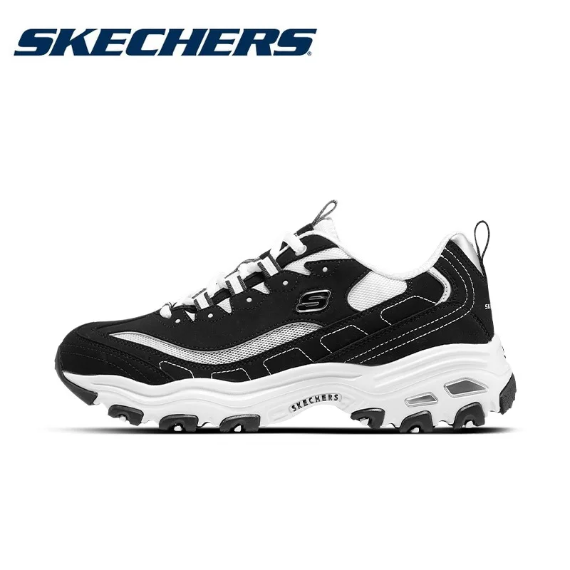 

Skechers Shoes Men D'LITES Classic Retro Lightweight Shock-absorbing Men's Chunky Sneakers Outdoor Sports Walking Platform Shoes