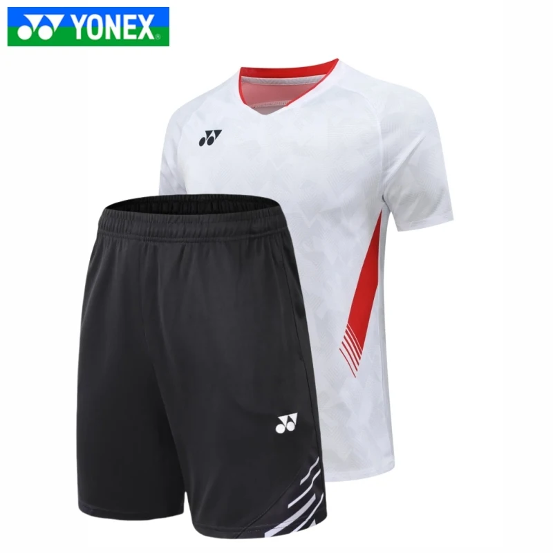 Yonex Men Sports Shorts T-shirt Quick Drying Running Training