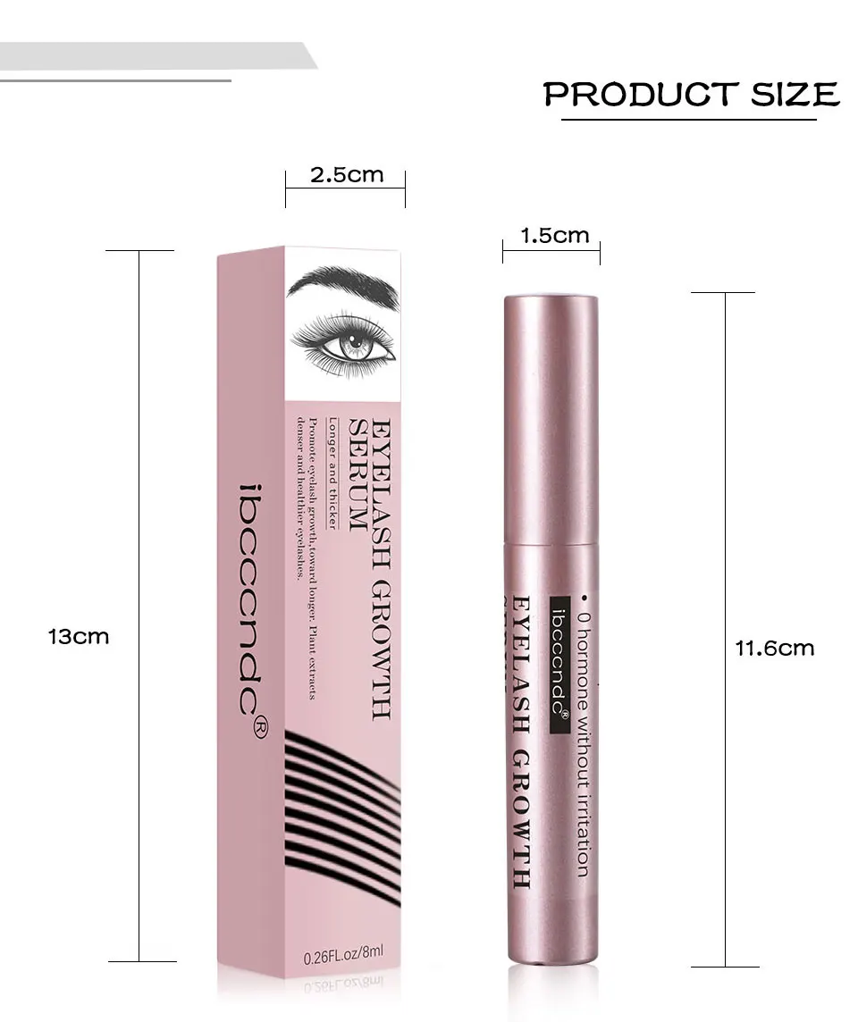 Eyelash Serum Fast Growth Treatment For Longer Thicker Lashes_voghion.com