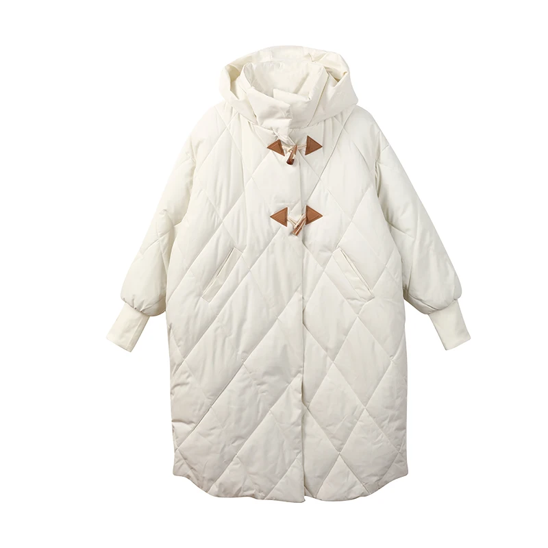 4XL Plus Size Winter Maternity Coats Korean Style Long Sleeve Pregnancy X-Long Outwear Fashion Pregnant Women Loose Bread Jacket