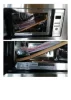 45cm high built in compact Microwave oven with grill 6