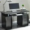 Laptop desk, home office study furniture with 3 drawers 1