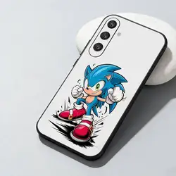 Sonic - Inspired Soft Black Phone Case - Stylish Wallpaper Design - Samsung a50 30s 50s (Z1)