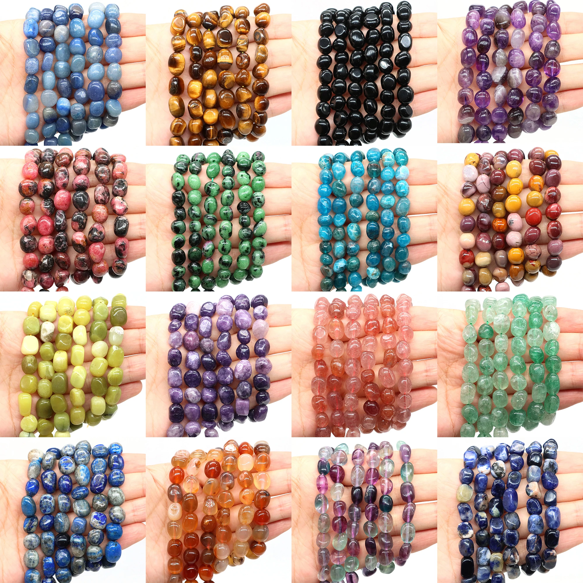 Heilsteine-Armband - "Chakra" - La Pantera Heilsteine, Mineralien & Schmuck