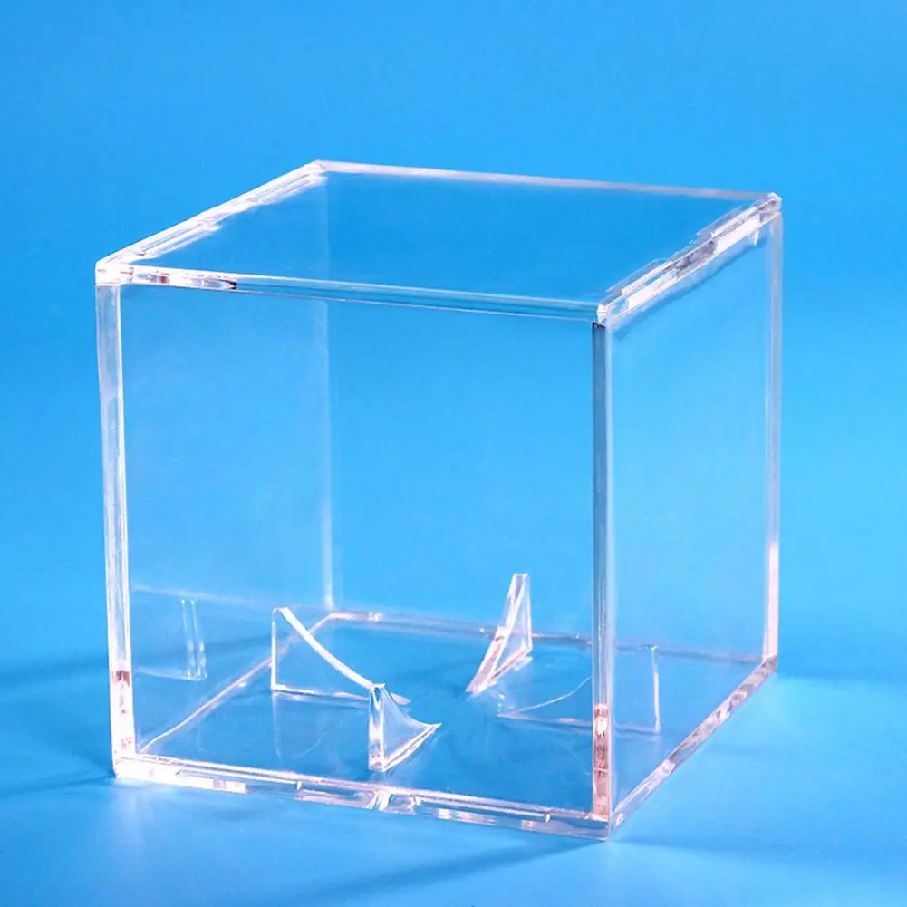Baseball Display Case Acrylic Ball Case Square Sturdy Protected Long-lasting Baseball Show Box baseball storage box