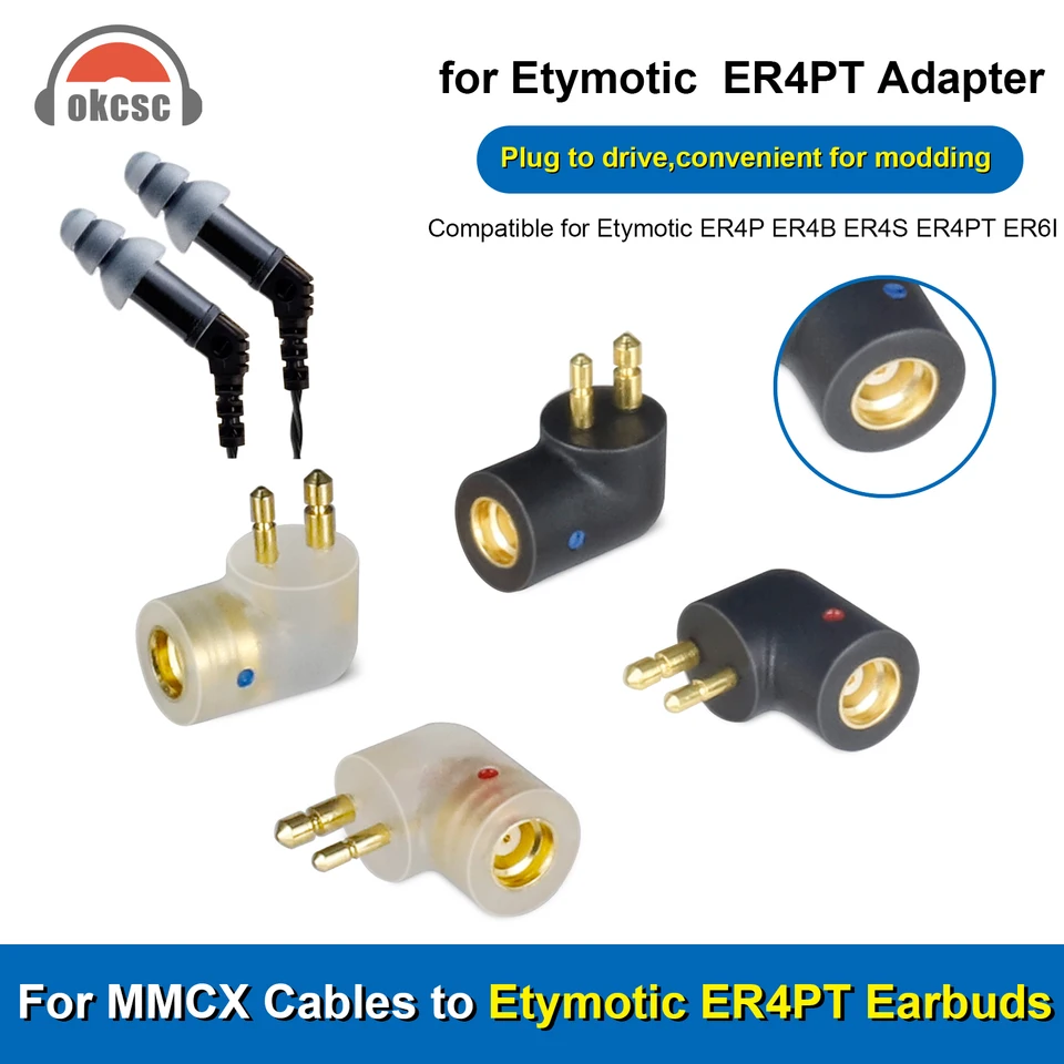 Etymoticシリーズイヤホンジャックコネクタ用に接続された