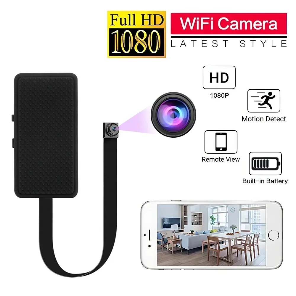 Description Picture 2 of itemDIY HD1080P Wifi Mini Camera Portable Small Cam Micro Camcorder P2P Wireless Webcam Loop Recording Support Remote Viewing